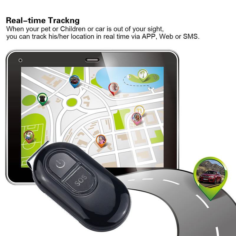 Portable multifunctional SOS intelligent positioning anti loss device