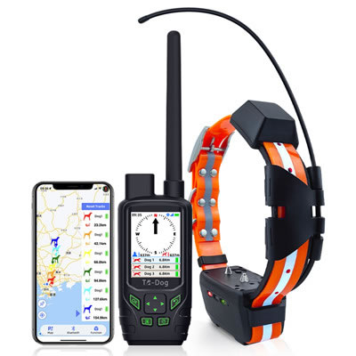 GPS/GLONASS/BeiDou Hunting Dog Tracking Collar and System with E-collar Features