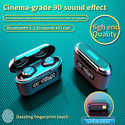 G40 new sports touch digital display true wireless bluetooth headset stereo ENC noise reduction