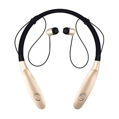 Neck-worn wireless bluetooth headset large-capacity semi-in-ear sports stereo hanging neckearphones