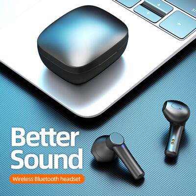 LB-8 Bluetooth Headset New 5.0 Dual Ear with Charging Box