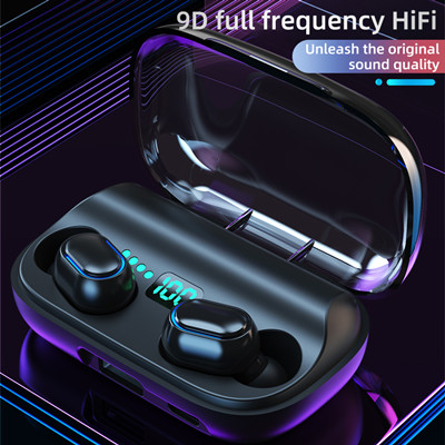 T11 upgrade TWS binaural wireless with charging box 5.0 with Bluetooth headset F9