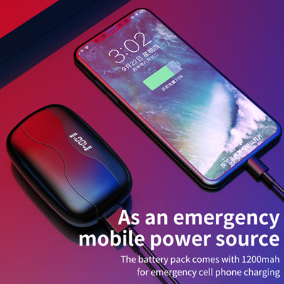 Power Bank Version Bluetooth 5.0 Digital Touch Bluetooth Headset W16