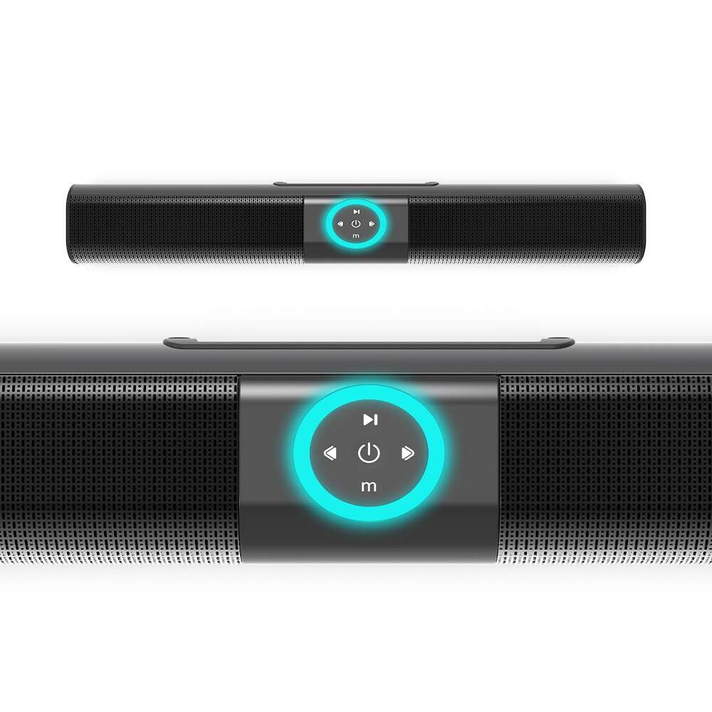 BS-20A wireless bluetooth speaker HIFI sound quality short home card RGB lantern speaker