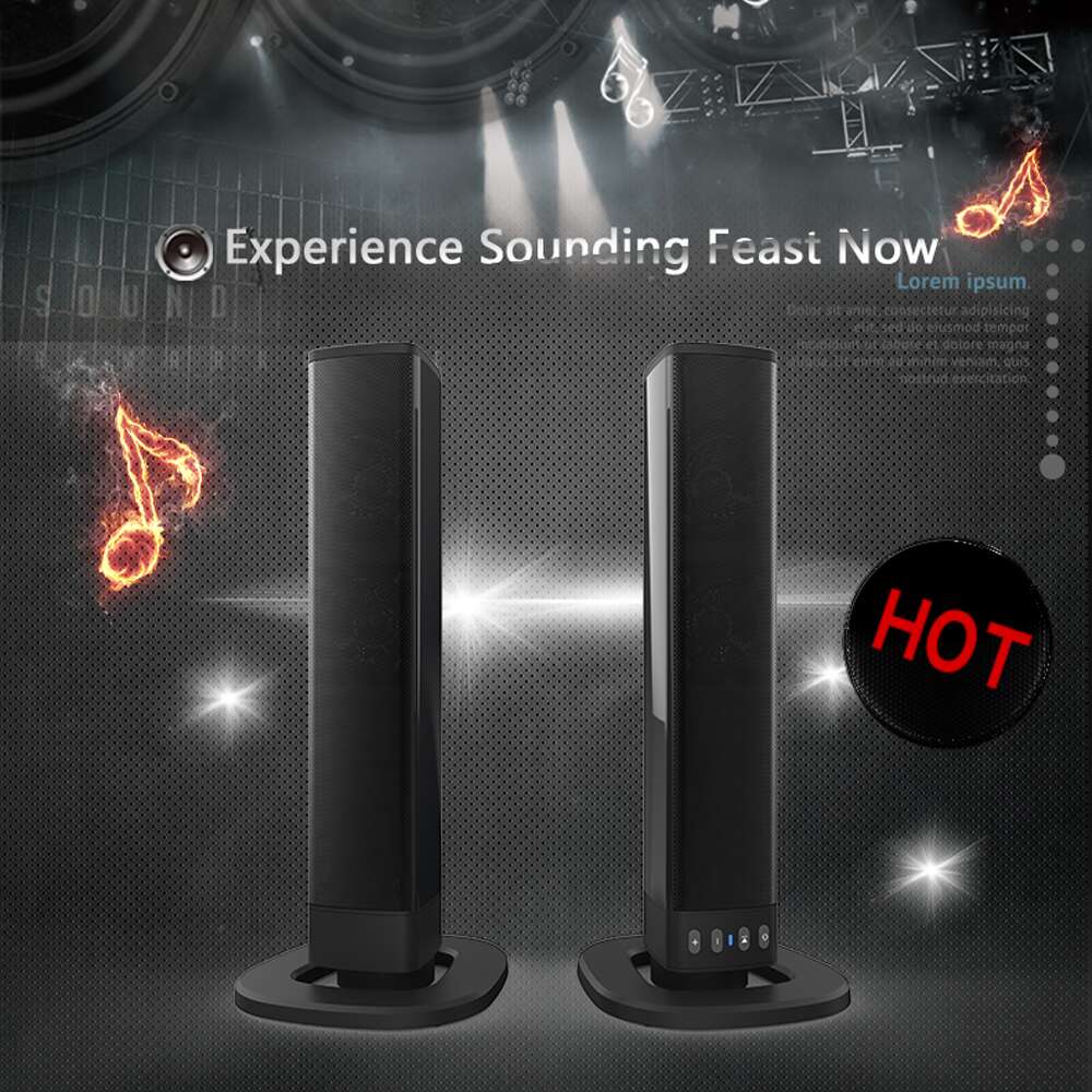 High-power BS-36 soundbar bluetooth speaker foldable split home theater audio